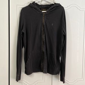 All Saints zip up hoodie